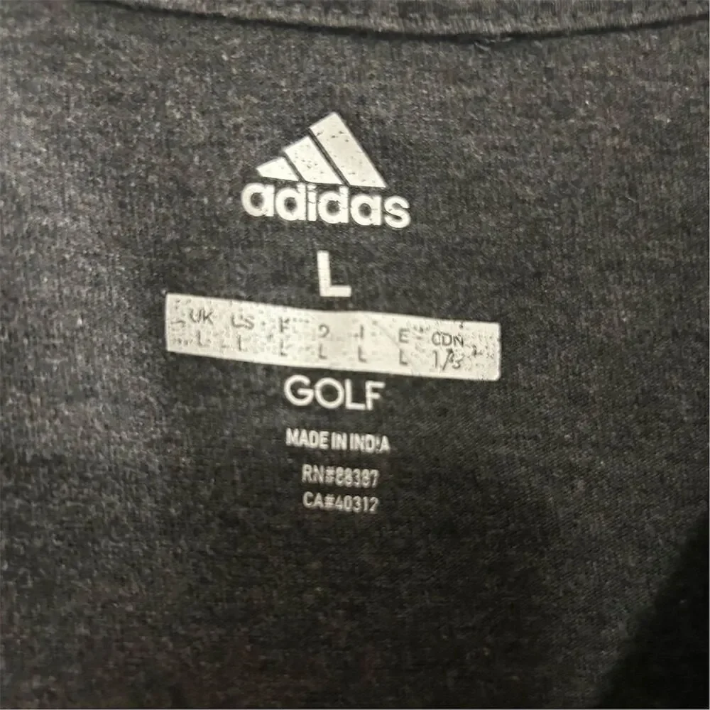 Adidas‎ Men's Graphic Tee Gray Short Sleeve Crew Neck Size L
